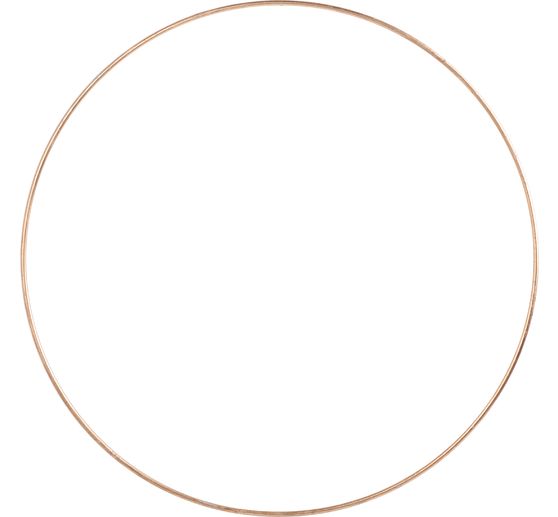 Anneau en métal « Cercle », Doré
