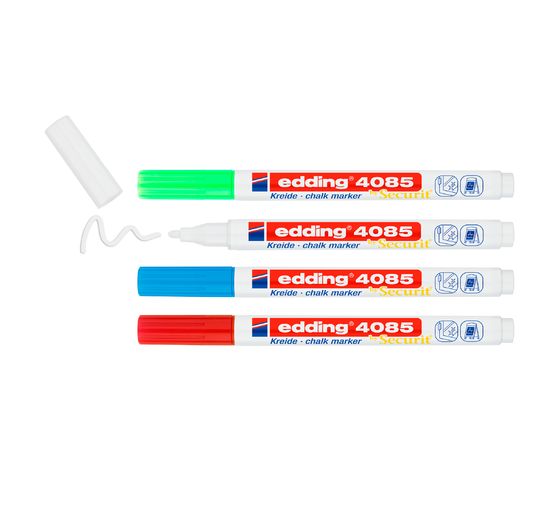 Set de 4 marqueurs craie edding 4085