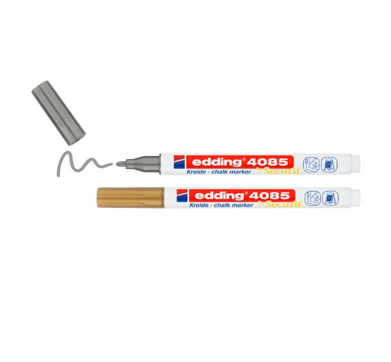 Set de 2 marqueurs craie edding 4085