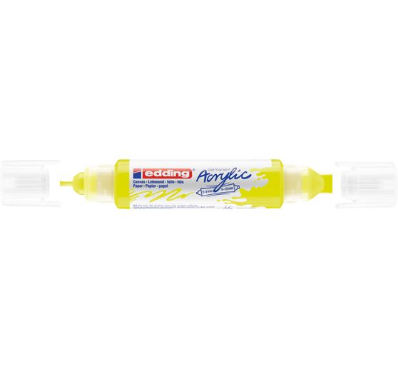 Marqueur acrylique double pointe 3D edding 5400, ép. trait 2-3 mm + 5-10 mm