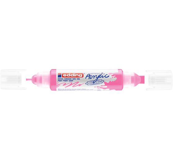 Marqueur acrylique double pointe 3D edding 5400, ép. trait 2-3 mm + 5-10 mm