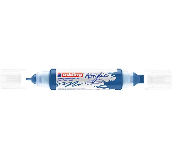 Marqueur acrylique double pointe 3D edding 5400, ép. trait 2-3 mm + 5-10 mm