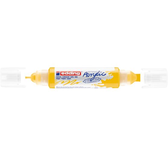 Marqueur acrylique double pointe 3D edding 5400, ép. trait 2-3 mm + 5-10 mm