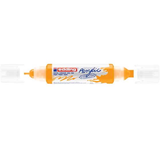 Marqueur acrylique double pointe 3D edding 5400, ép. trait 2-3 mm + 5-10 mm