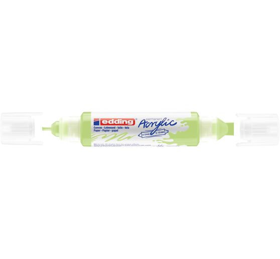 Marqueur acrylique double pointe 3D edding 5400, ép. trait 2-3 mm + 5-10 mm