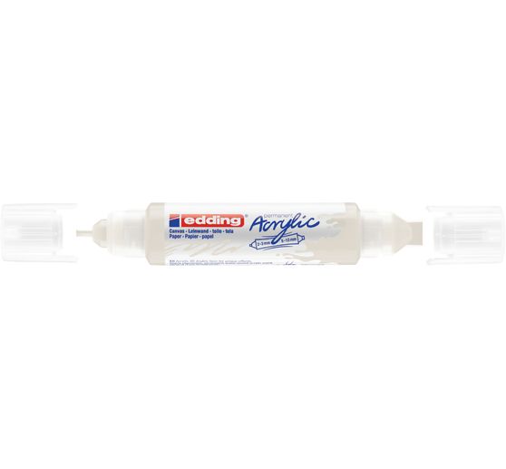 Marqueur acrylique double pointe 3D edding 5400, ép. trait 2-3 mm + 5-10 mm