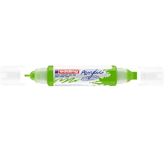 Marqueur acrylique double pointe 3D edding 5400, ép. trait 2-3 mm + 5-10 mm