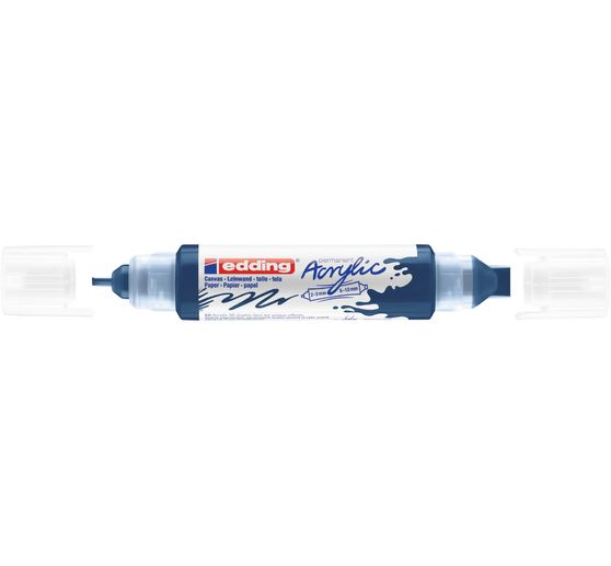 Marqueur acrylique double pointe 3D edding 5400, ép. trait 2-3 mm + 5-10 mm
