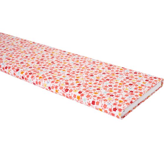 Tissu coton imprimé or au mètre « Michiko, Fleurs de cerisier », l 115 cm