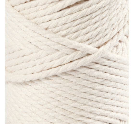 Cordelette macramé, L 55 m, ép. 4 mm