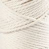 Cordelette macramé, L 55 m, ép. 4 mm Blanc naturel