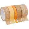 Masking tapes « Feuilles » Orange