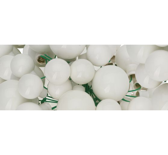 Boules de Noël en verre sur tige