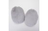 VBS artificial fur ball "Oval big", 2 pieces