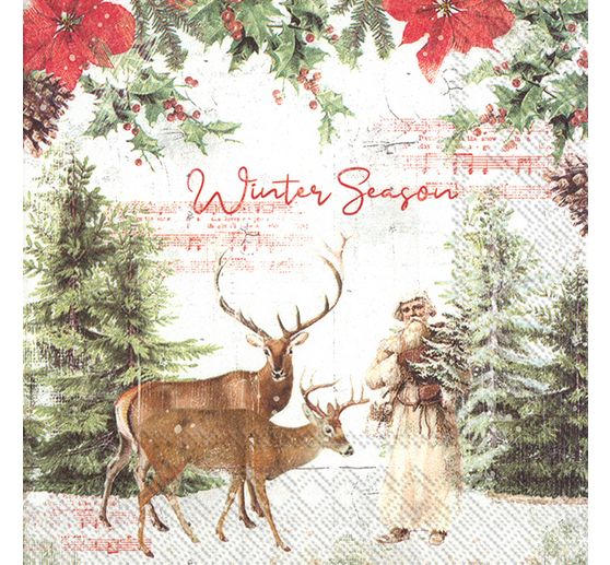 Serviette « Saison hivernale »