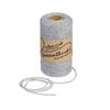 Ficelle en coton « 1 mm » Gris