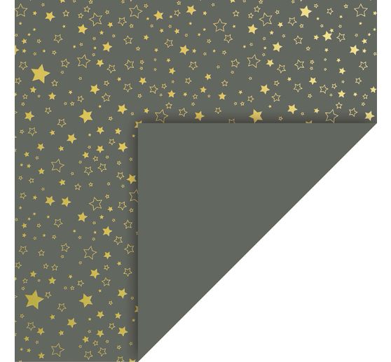 Papier cartonné à motifs « Golden Stars » 