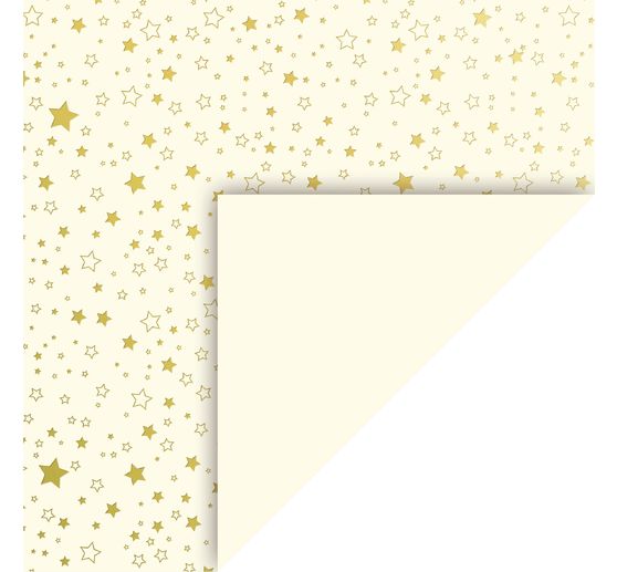 Papier cartonné à motifs « Golden Stars » 