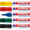 Permanent Marker edding 3000, set de 5 Basic