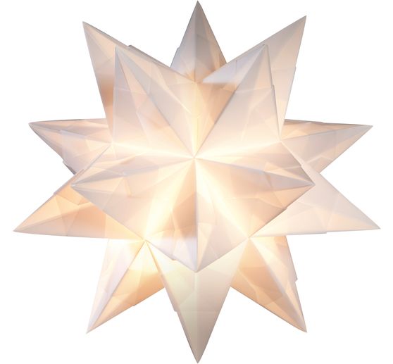 Set étoile Bascetta « Papier transparent », Blanc