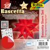 Set &eacute;toile Bascetta &laquo; Papier transparent &raquo;, Rouge