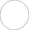 Anneau en métal « Cercle », Noir