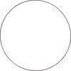 Anneau en métal « Cercle », Noir