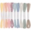 Assortiment de fils à broder Rico Design, 10 pc. Pastel