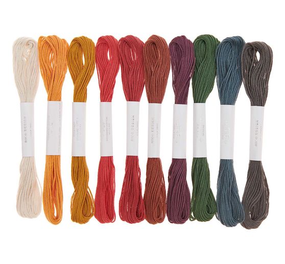 Assortiment de fils à broder Rico Design, 10 pc.