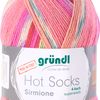 Laine Gründl Hot Socks « Sirmione » Oleander/Multicolor