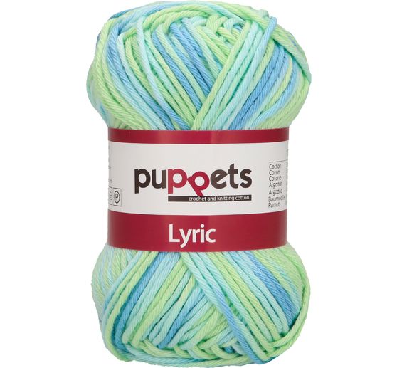 Fil à crocheter Puppets Lyric 8/8, 50 g, env. 70 m