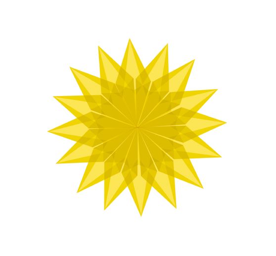 Feuilles de pliage en papier transparent