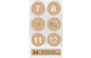 Stickers calendrier de l'Avent