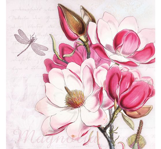 Serviette « Saison des magnolias » 
