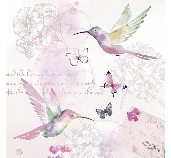 Napkin "Hummingbirds"