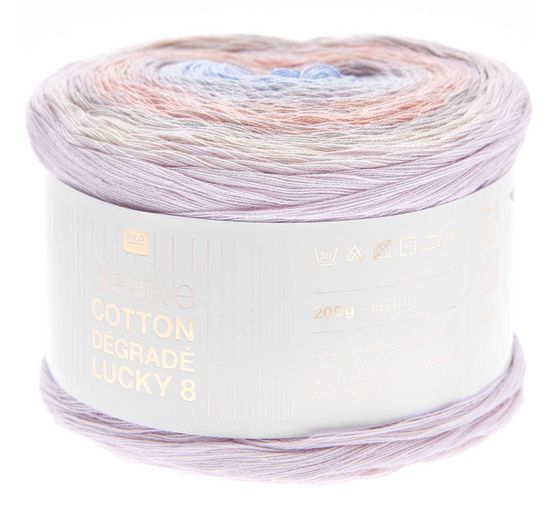Fil Rico Design Creative « Cotton Dégradé Lucky8 »