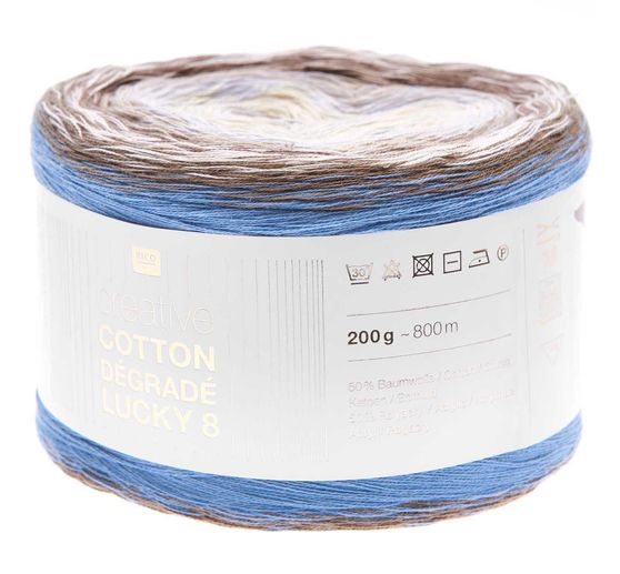 Fil Rico Design Creative « Cotton Dégradé Lucky8 »