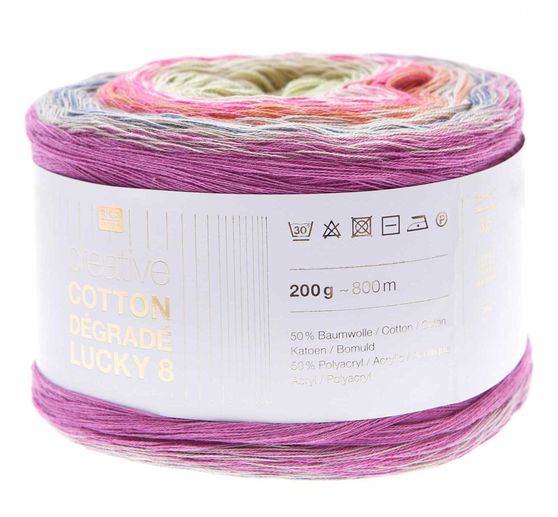 Fil Rico Design Creative « Cotton Dégradé Lucky8 »