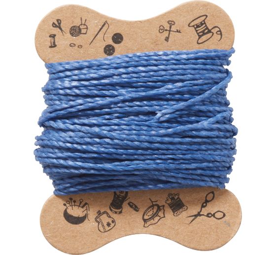 Micro-cordelette macramé, cirée