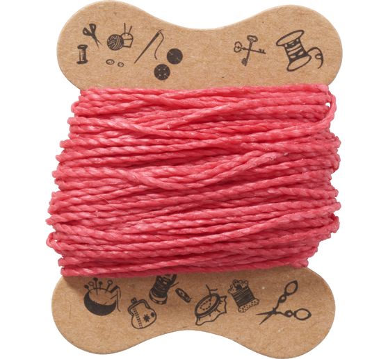 Micro-cordelette macramé, cirée