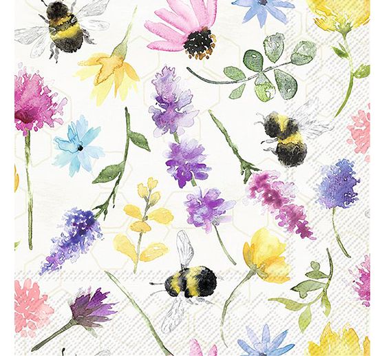 Serviette « Abeilles d'été » 