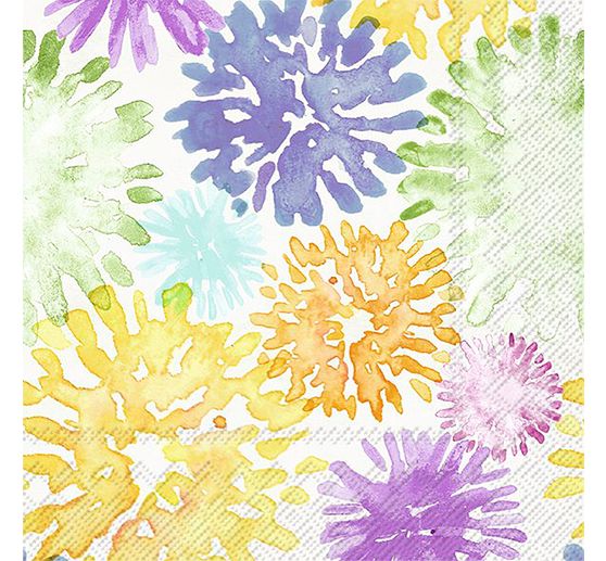 Serviette « Mix de fleurs »