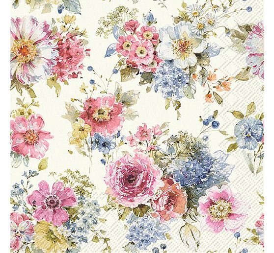 Serviette « Fleurs du jardin »