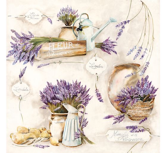 Serviette « Fleur de Provence »