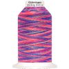 Fil à coudre Gütermann Miniking Multicolor, N° 120 9814 Fuchsia-Bleu