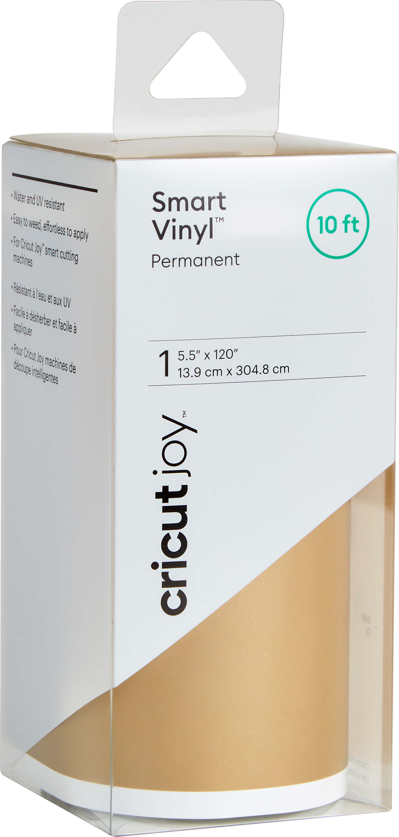 Film vinyle autocollant brillant Cricut Joy « Smart Vinyl – Permanent »,  13,9 x 121,9 cm - VBS Hobby