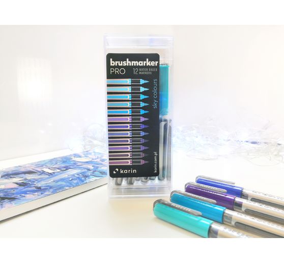 Set Brushmarker PRO Karin, 12 couleurs