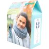 Kit tricot Gründl « Écharpe/ snood Alpelino » Bleu glacier