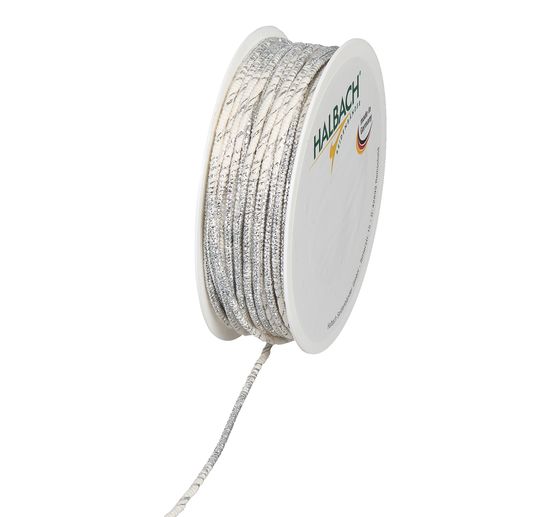 Cotton cord with lurex and malleable wire core