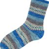 Laine Gründl Hot Socks « Torbole » Bleu Capri/Royal/Bordeaux/Blanc/Pétrole/Graphite